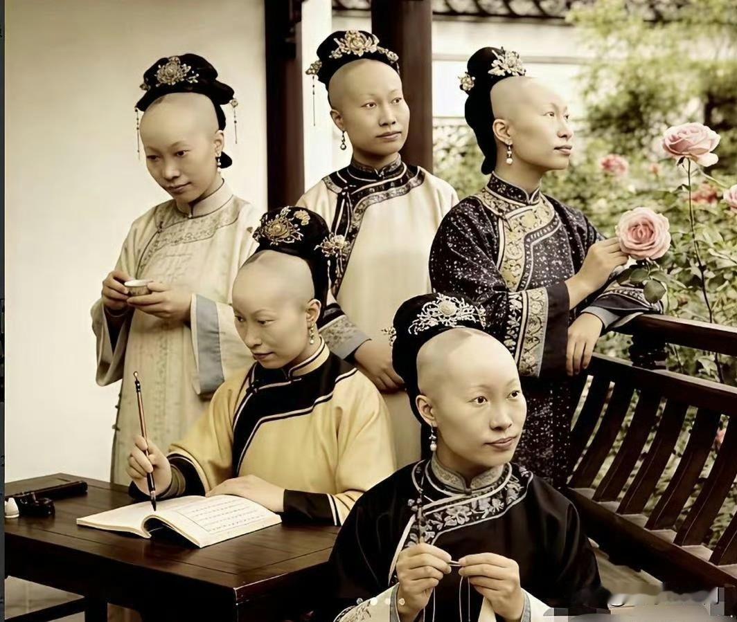 万万没想到，这才是清朝格格们真正的发型！​