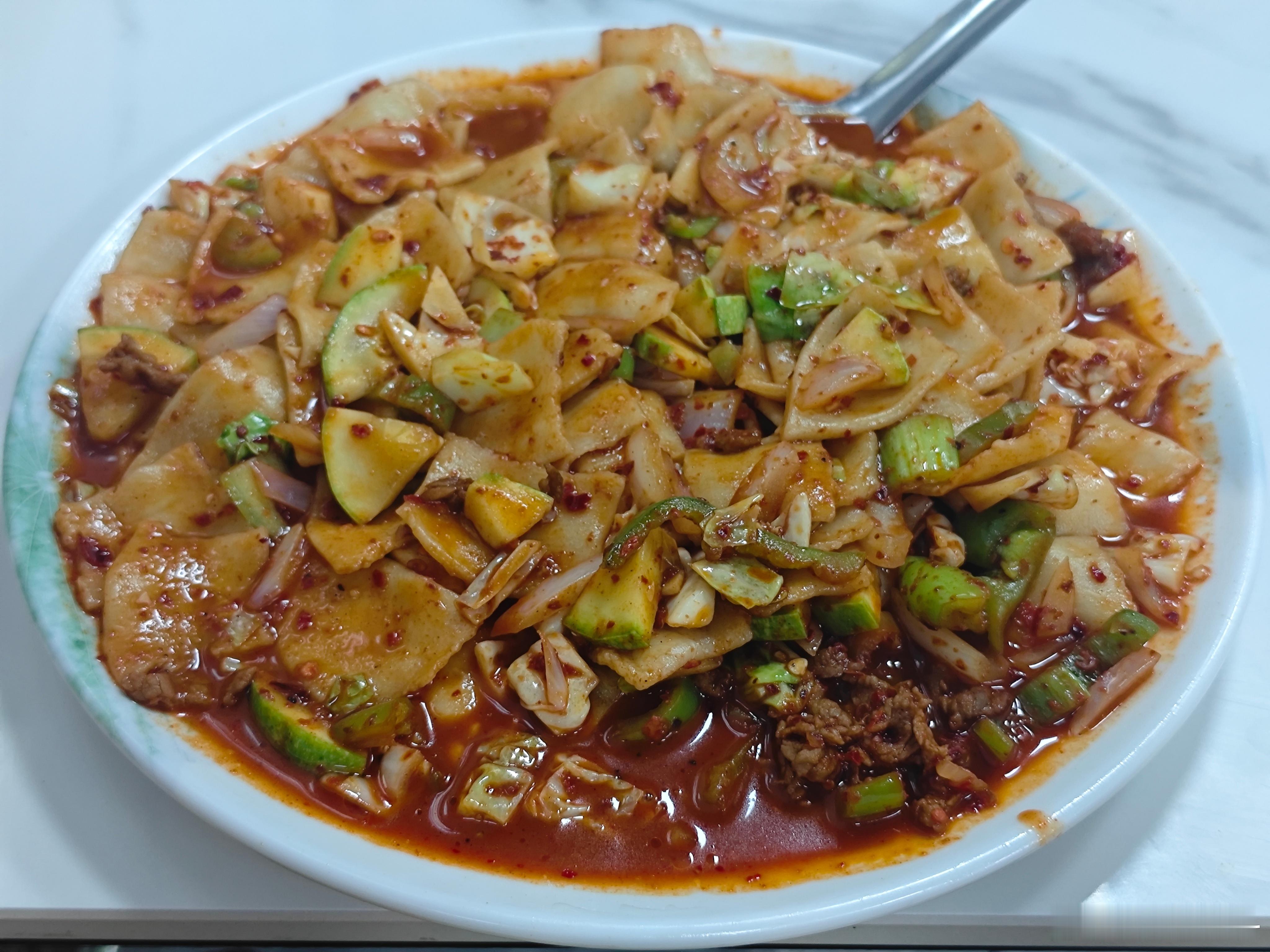 中午炒面片​​​