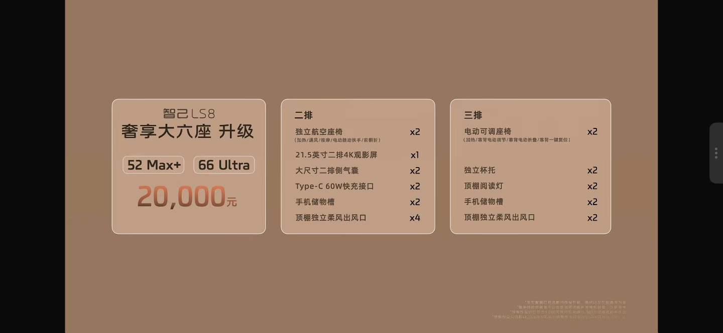 刚才我以为智己的朋友打错价格了，智己LS8预售价25.98万？如果按照以往惯性，