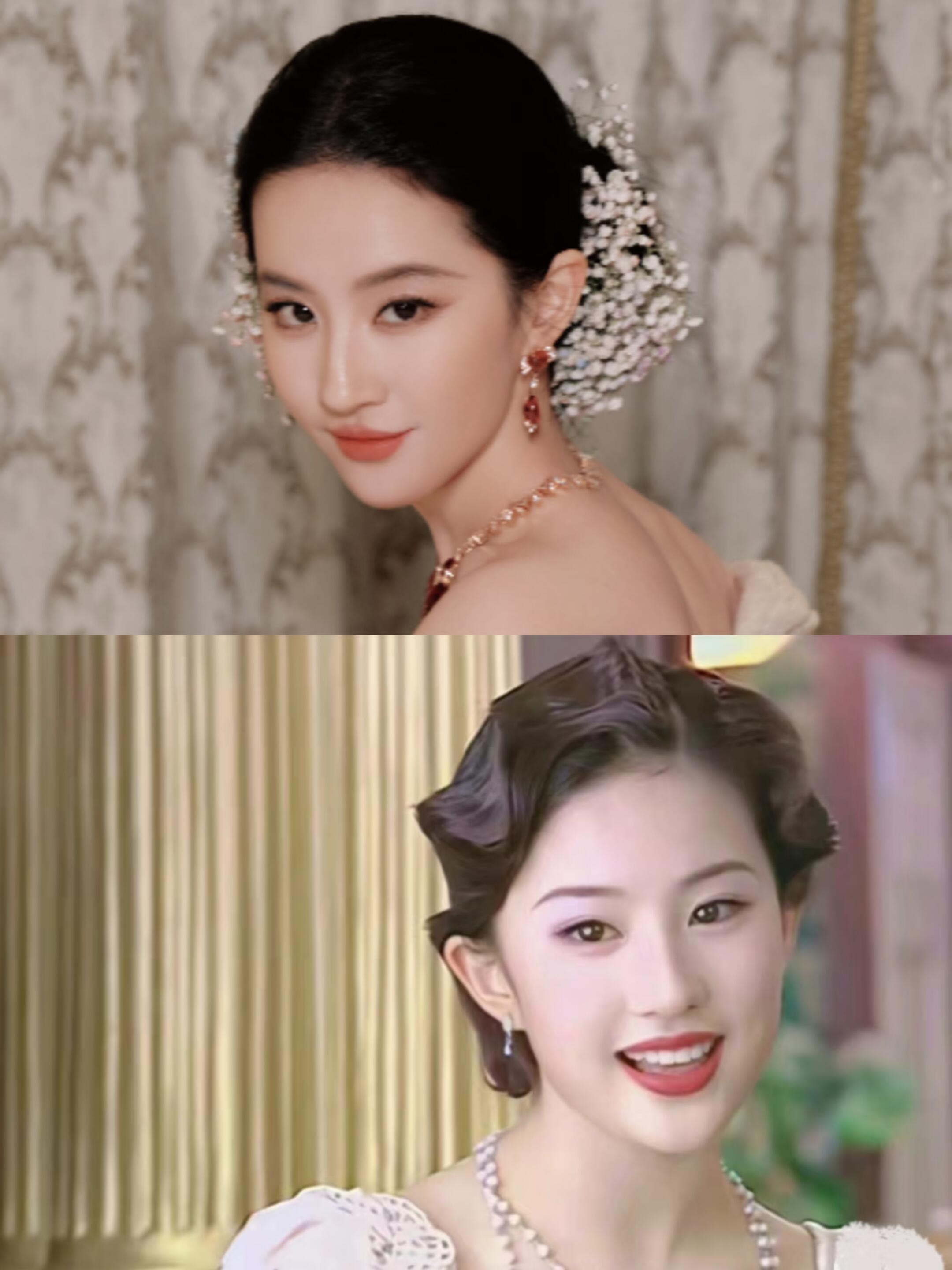 刘亦菲跟小时候一模一样