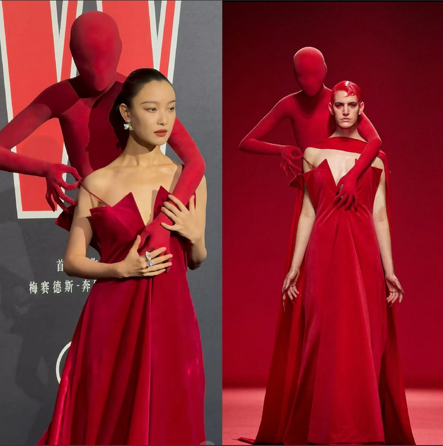 估计倪妮也是后悔了——谁能想到，W盛典走了趟红毯，自己的礼服没火，合作的品牌