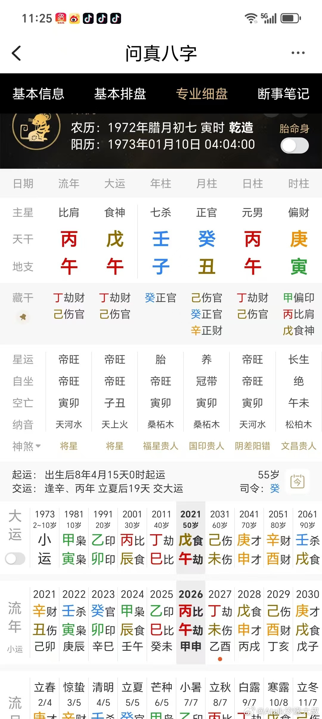 看下这个八字：断语：官杀混杂还见财，兄弟二人闲不下来事实反馈：确实是兄弟二人，自