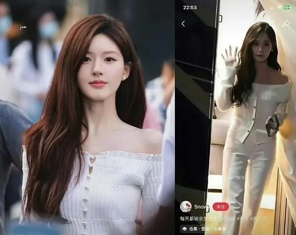 《美人余》的女主造型被指抄袭《许我耀眼》中女主，看着好像真的一模一样。[吃瓜群众