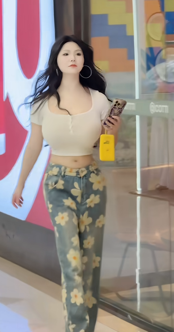 走路带风的闺蜜一步三摇