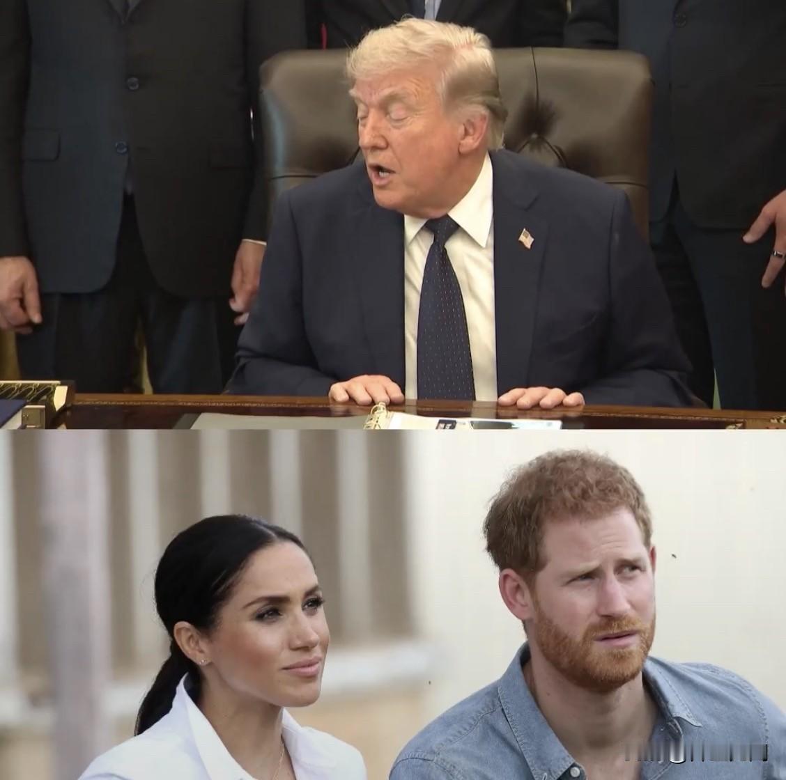 特朗普：我比哈利王子更能代表英国特朗普嘲讽哈里王子，因为哈里王子说特朗普在结