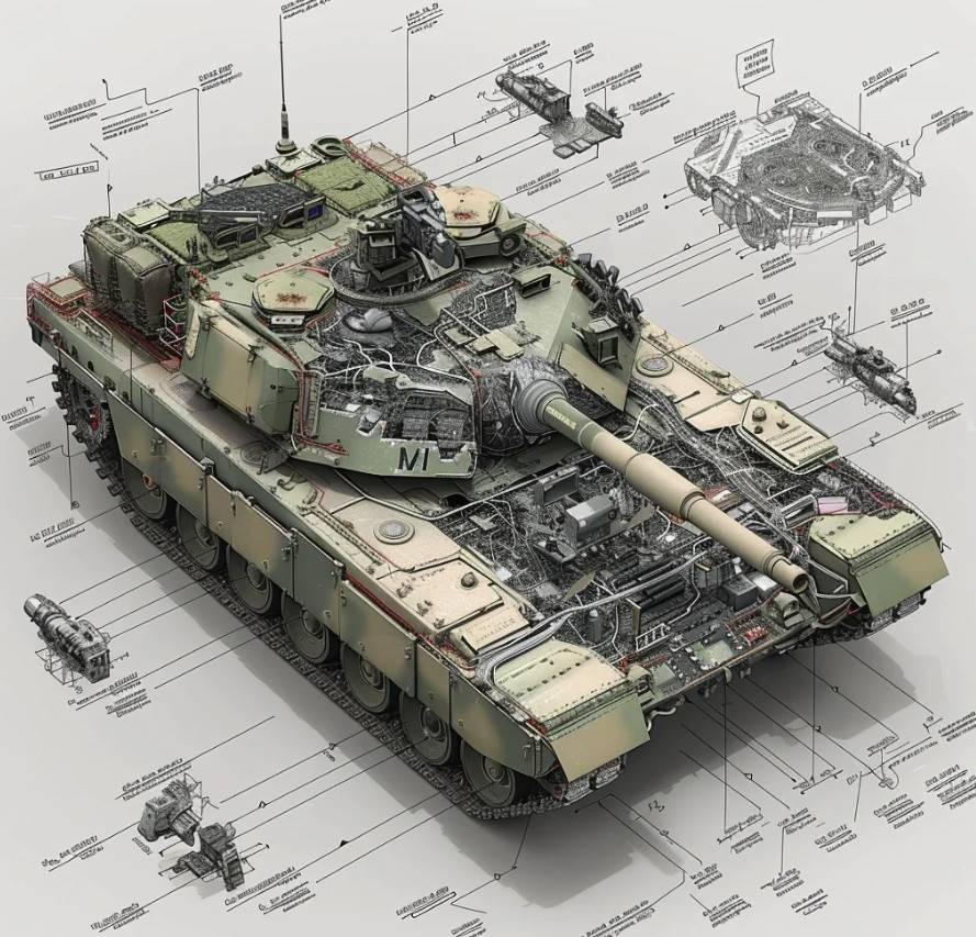 M1A2是美国陆军现役的主战坦克之一，它是M1艾布拉姆斯（M1Abrams）坦