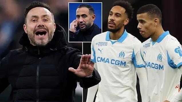 欧冠惨遭淘汰！马赛主帅德泽尔比下课危机 总监怒斥全队