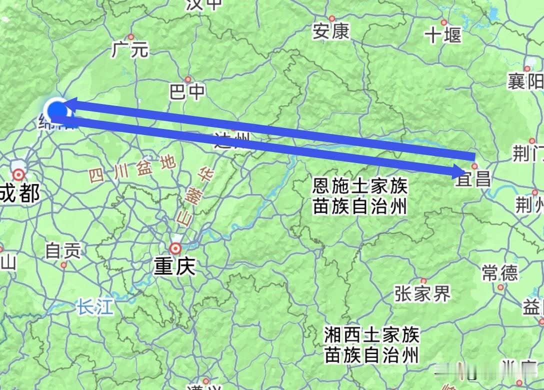 两个最重要的第二大城市之间竟然没有高铁直达,有点不可思议。四川省和湖北省是最近几