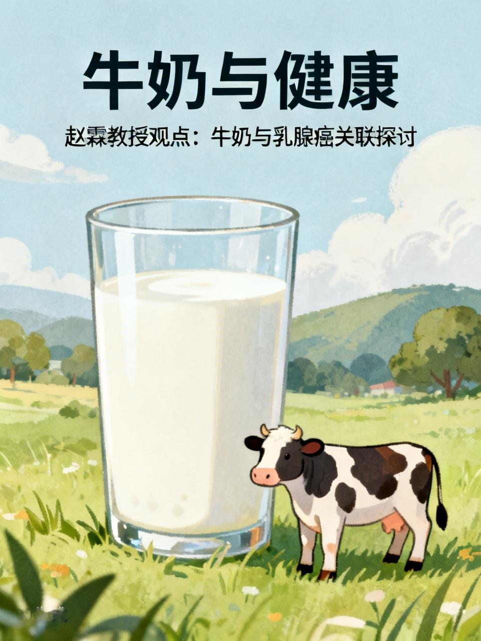 我国高级营养师赵霖教授说过，在牛奶没有大力普及前，我国的乳腺癌很少，现在乳腺癌发
