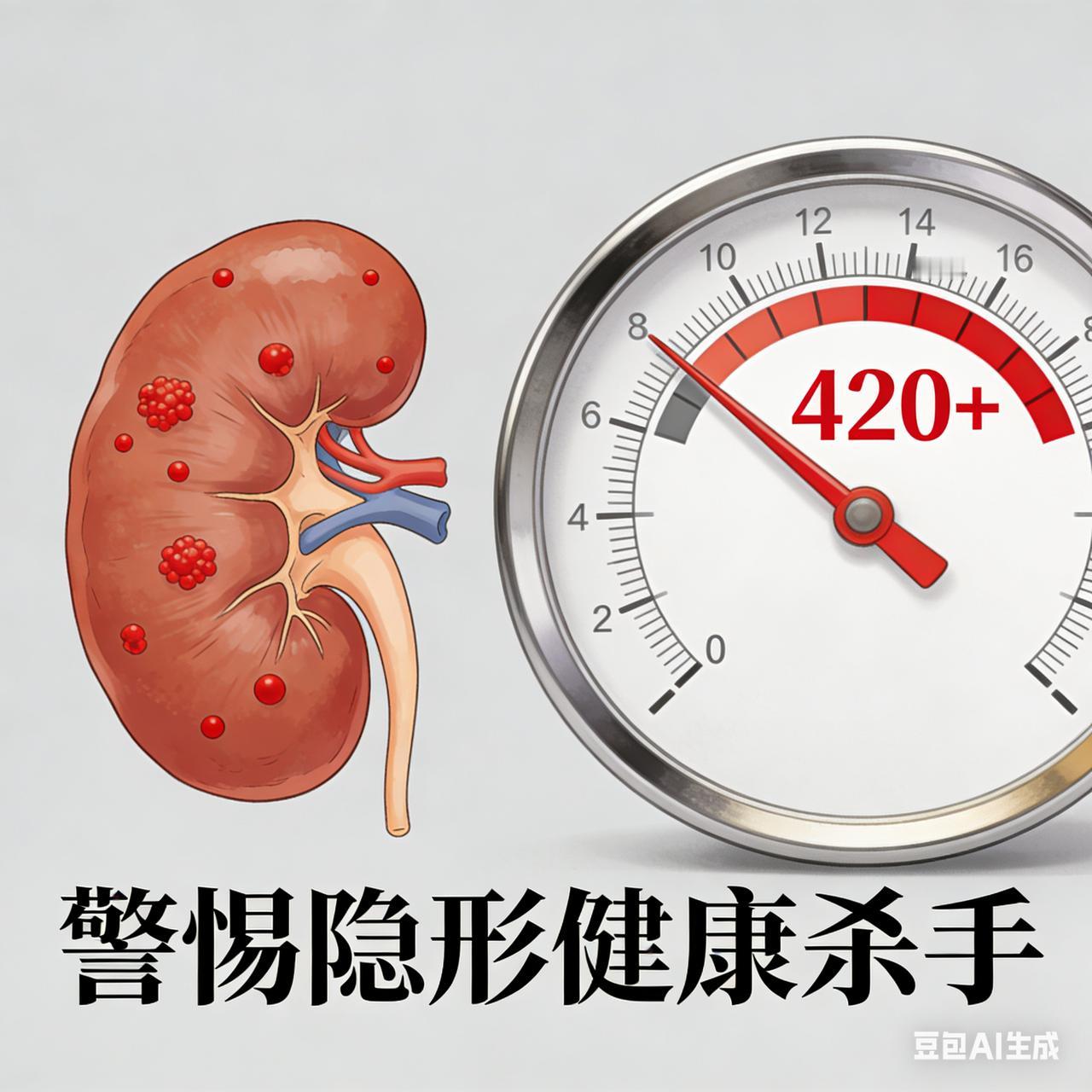 尿酸超420不降？警惕这些隐形健康杀手尿酸超420μmol/L，身体亮起“