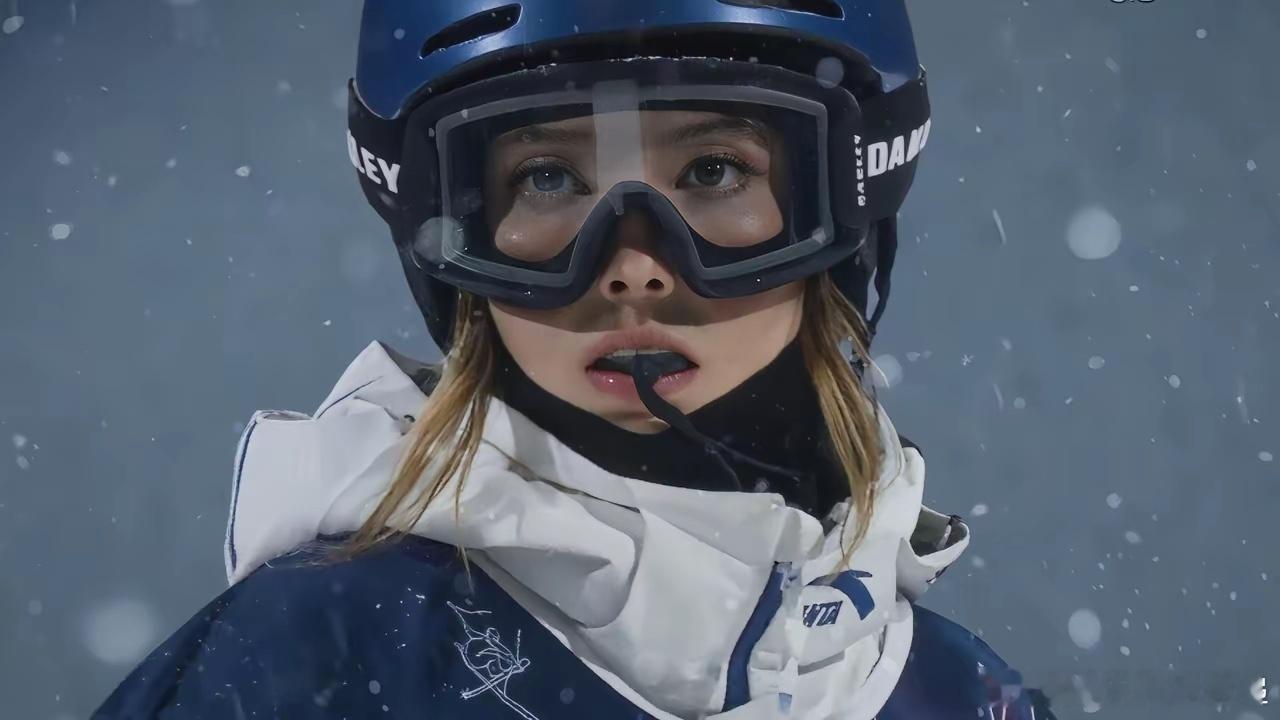 想赢的人脸上是没有笑容的这次真的要给摄影师加鸡腿这张图片里的谷爱凌，眼神好坚毅好