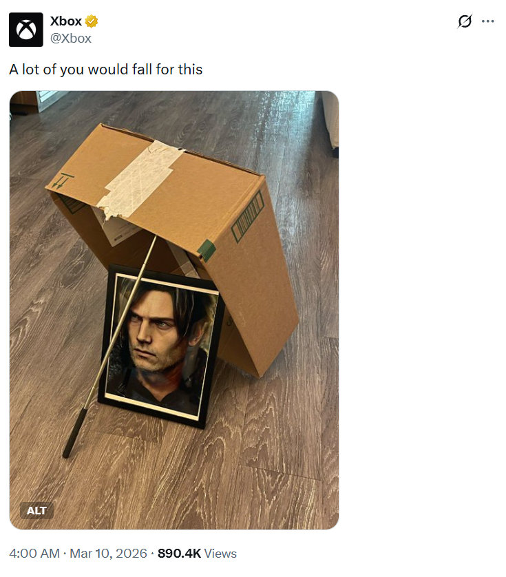 Xbox官方发布的诱捕器，能捕到谁呢好难猜啊生化危机安魂曲