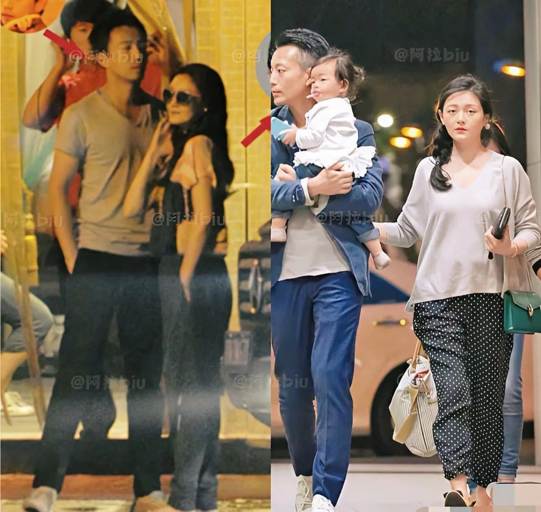 大S徐熙媛生完小玥儿复出的时候，穿着礼服，小玥儿跑来抱她，钻到妈妈漂亮裙子底下，