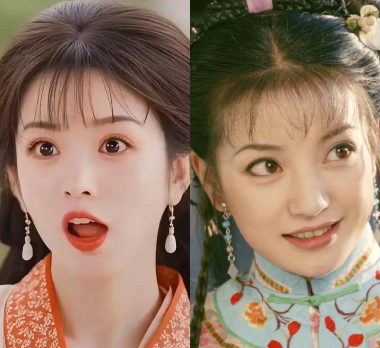 要是《还珠格格》真翻拍，田曦薇演小燕子这事儿，估计能让一半观众闭嘴。光看那