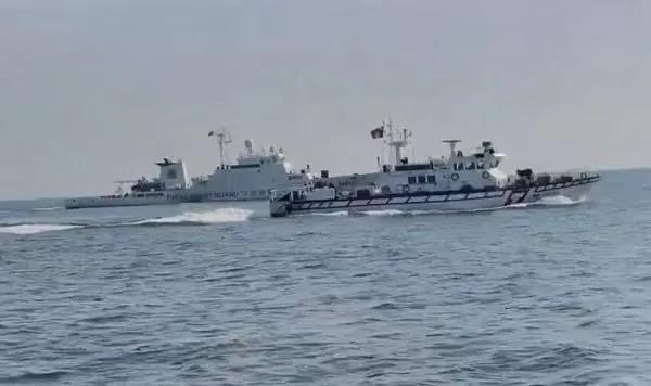 “几乎快撞上”！8月29日金门海域，大陆4艘海警船与台4艘巡防艇近距离对峙，最近