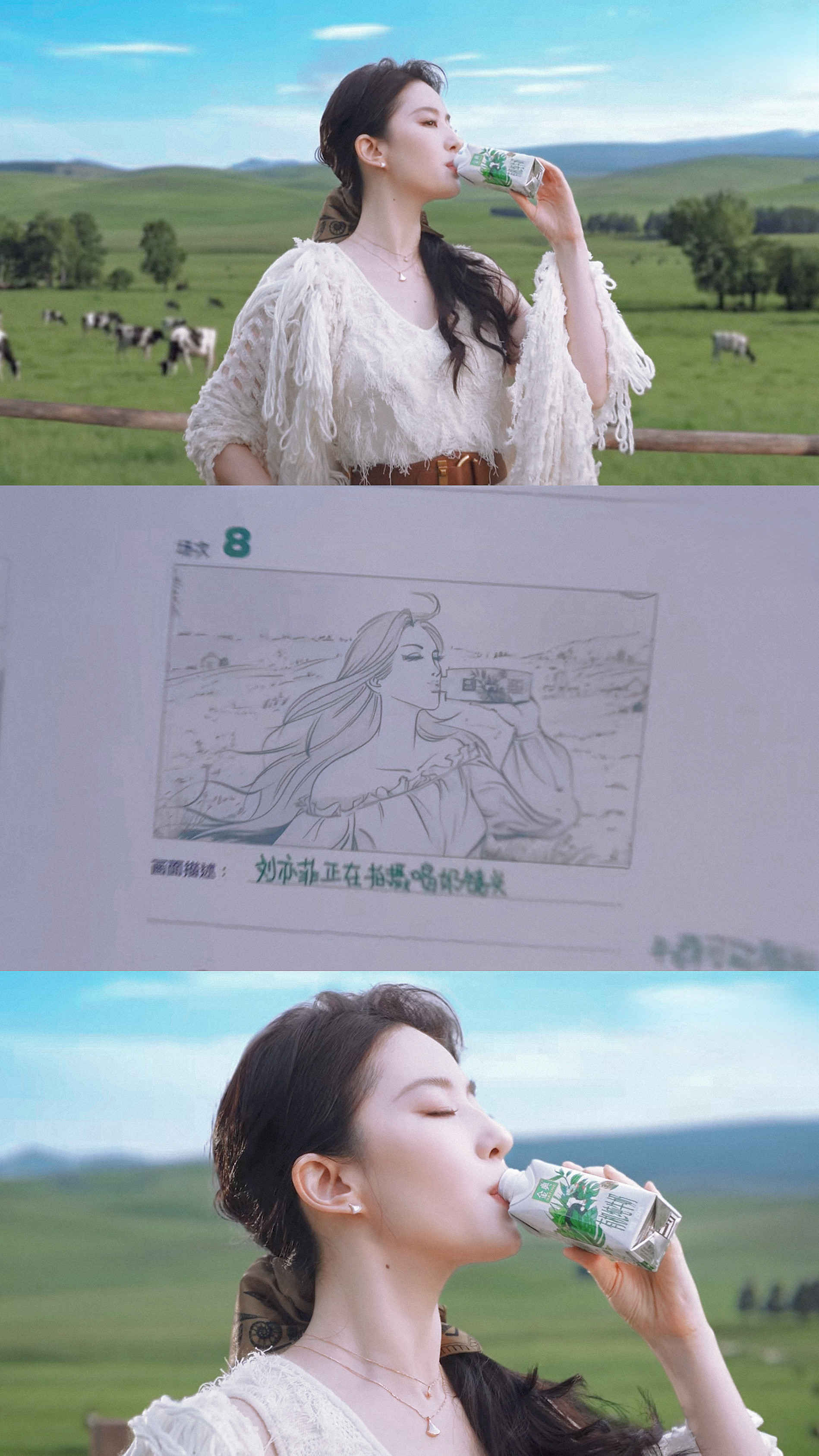 好消息——刘亦菲进组了实际上——进的金典组脚本好像大麦写的清新自然到不像话让风把