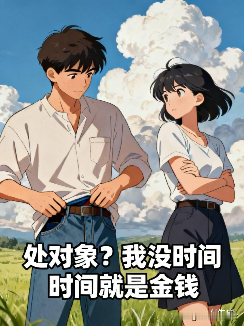 有一个女子跟男子说，哥，咱俩都认识那么长时间了，我看你人挺不错的，\咱俩处个对象