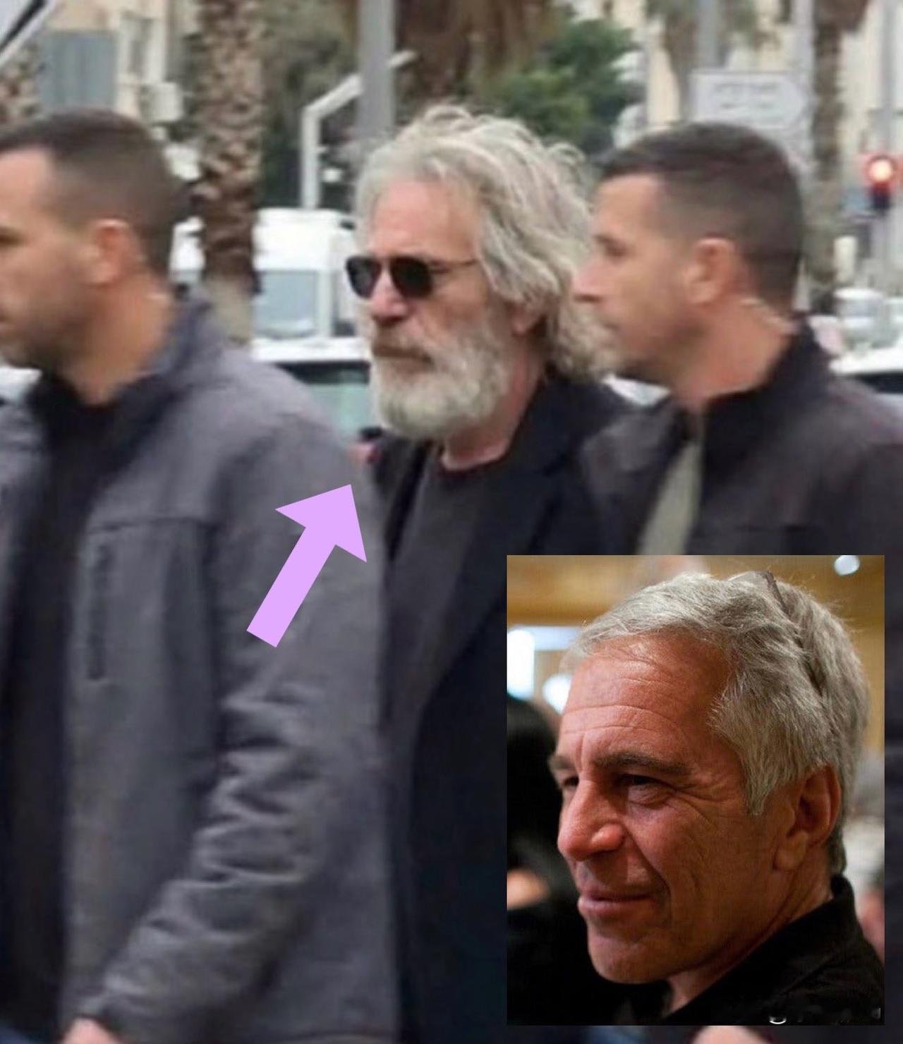 爱泼斯坦出现在以色列？一名国外网友在以色列首都特拉维夫发现了一个路人，