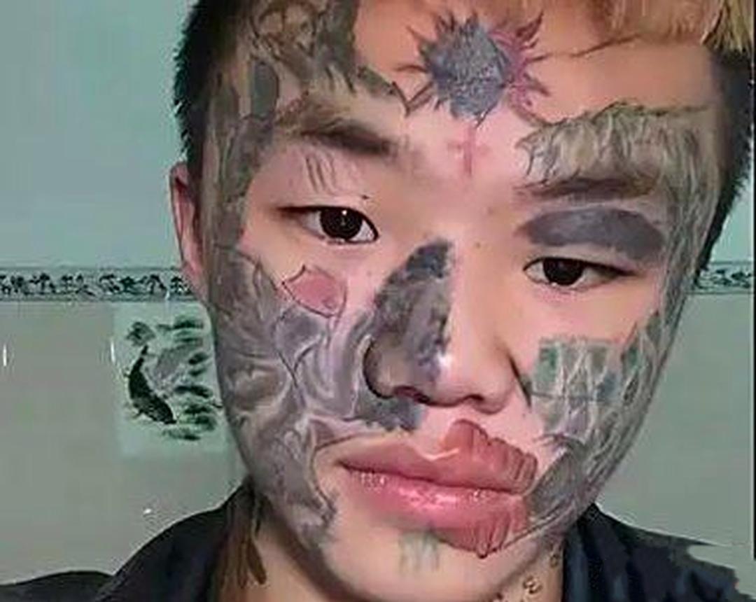 纹身毁一生？四川少年用血泪教训告诉你：别拿脸开玩笑！四川农村娃夏朝勇，13岁