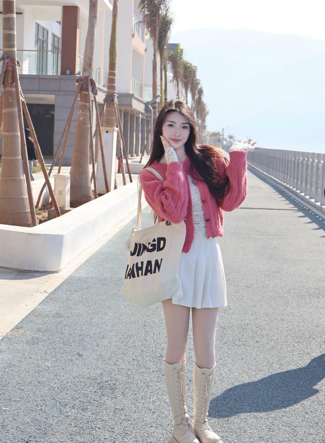 干净清新的日常穿搭