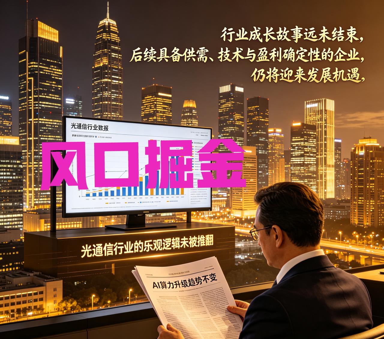 风口直击｜AI算力引爆行情，午后光通信板块全线走强（附名单）提