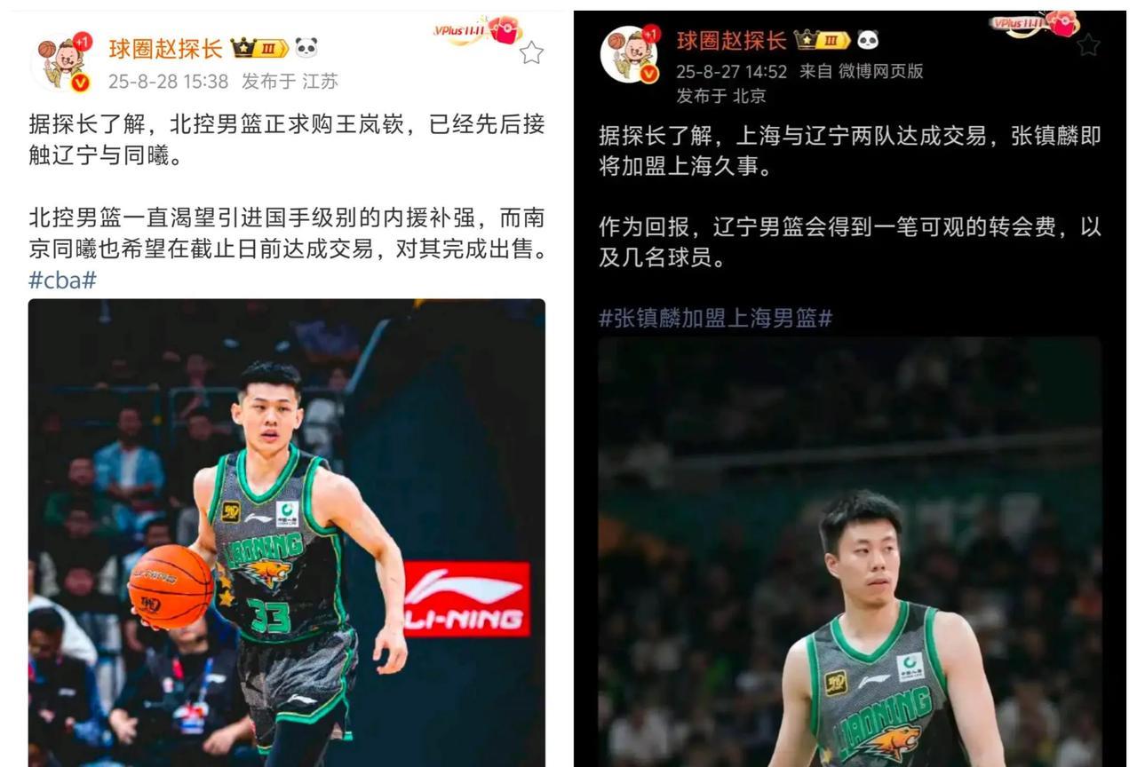 辽宁男篮变天了，9名国内球员或将离队！无风不起浪！随着网传张镇麟转会上海，赵率