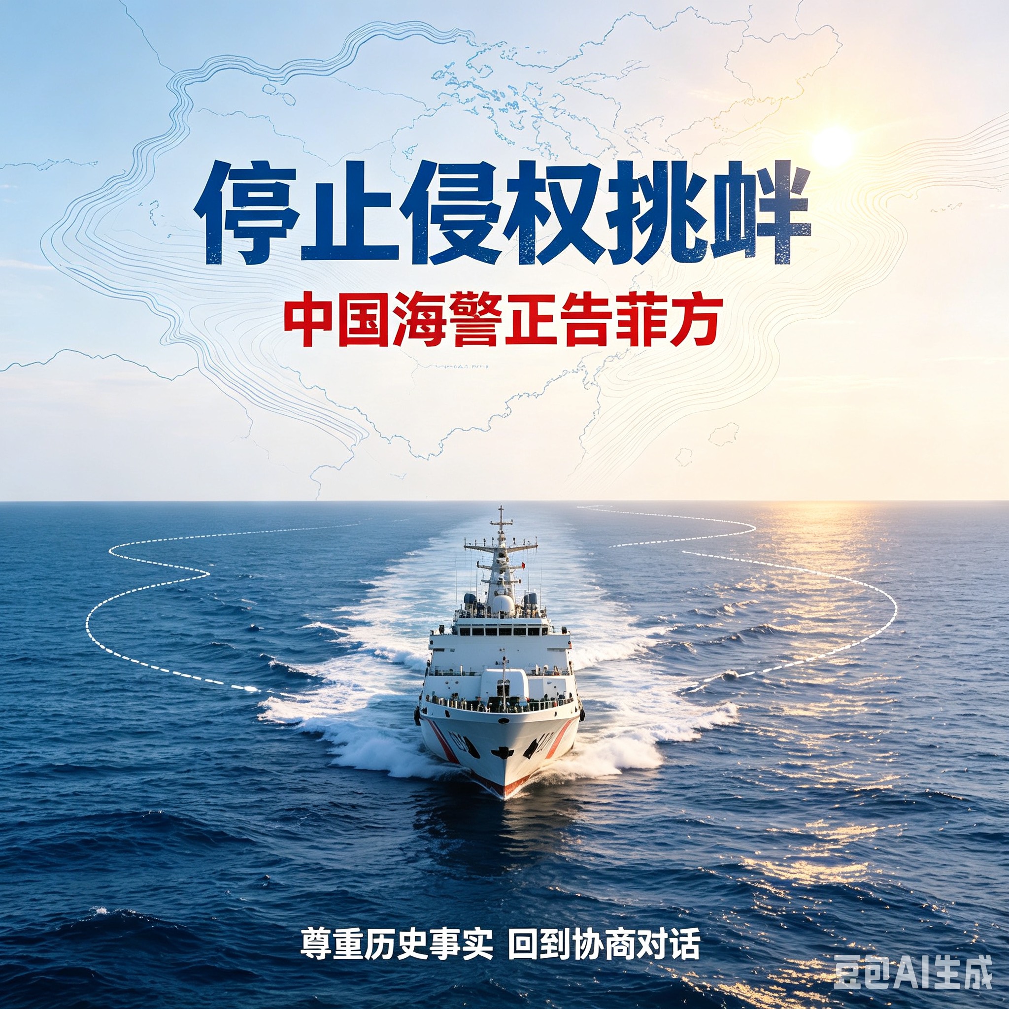 绝不退让！中国海警重磅正告：菲方立即停止侵权挑衅近日，南海有关海域局势引发社会广泛关注。针对菲律宾方