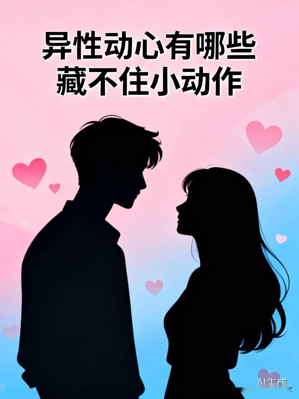 异性动心真的全是藏不住的小动作，好多男生事后拍大腿后悔，当初只觉得对方人好，回头