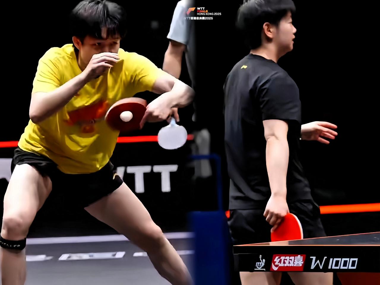 两小只正在适应场地训练…大头说身体感觉特别沉，整个人像灌了铅一样，真的太