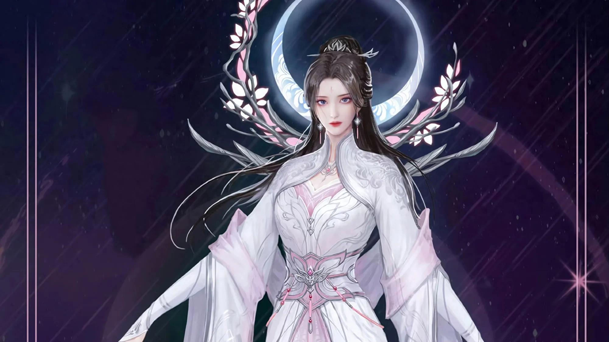 斗破苍穹:萧炎抵达花宗,云韵绝美登场,花锦和云韵交战