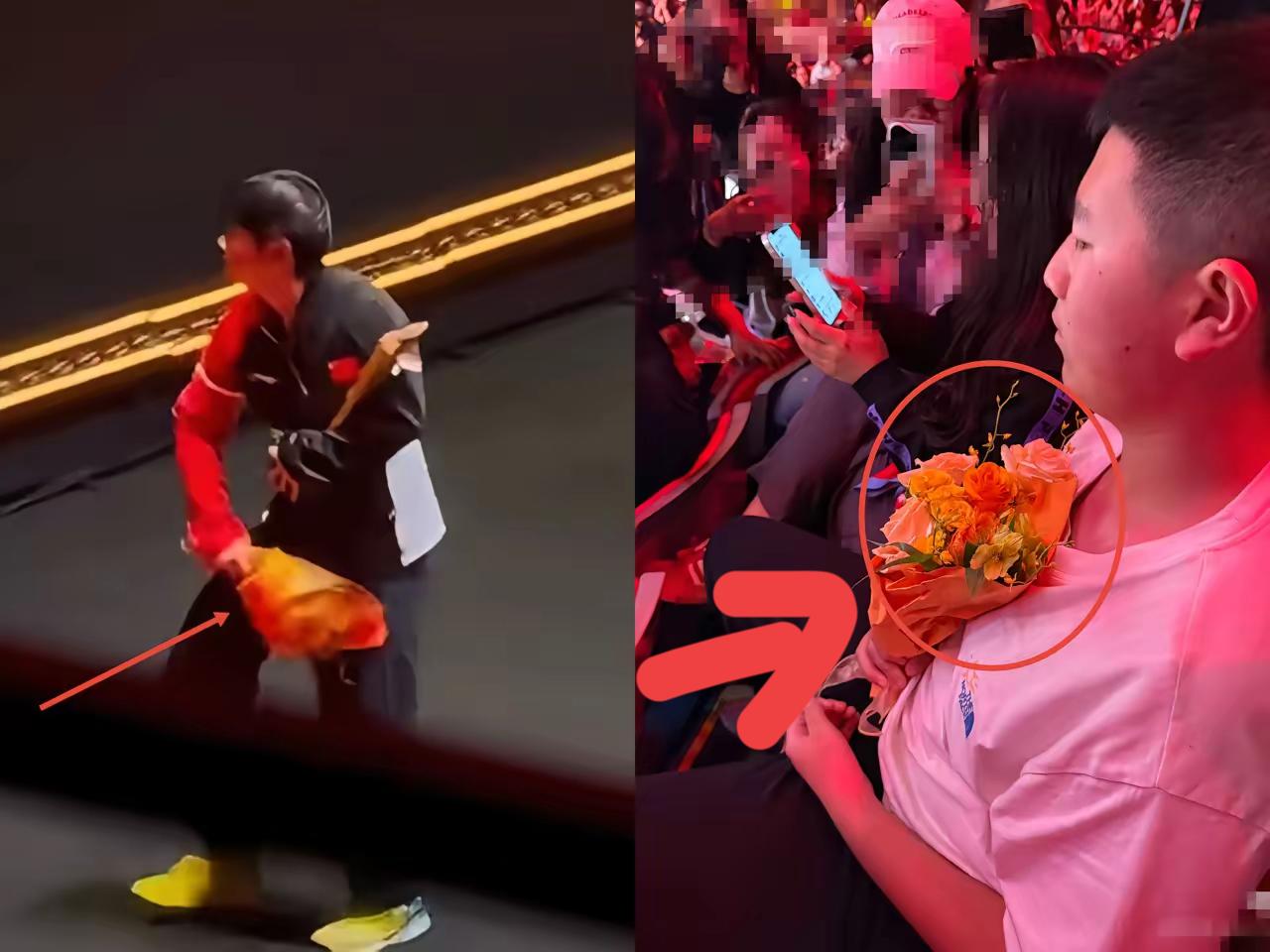 孙颖莎这捧花，直接让全网见识了啥叫“顶流人气”！北满颁奖后第一次抛花，球迷全激动