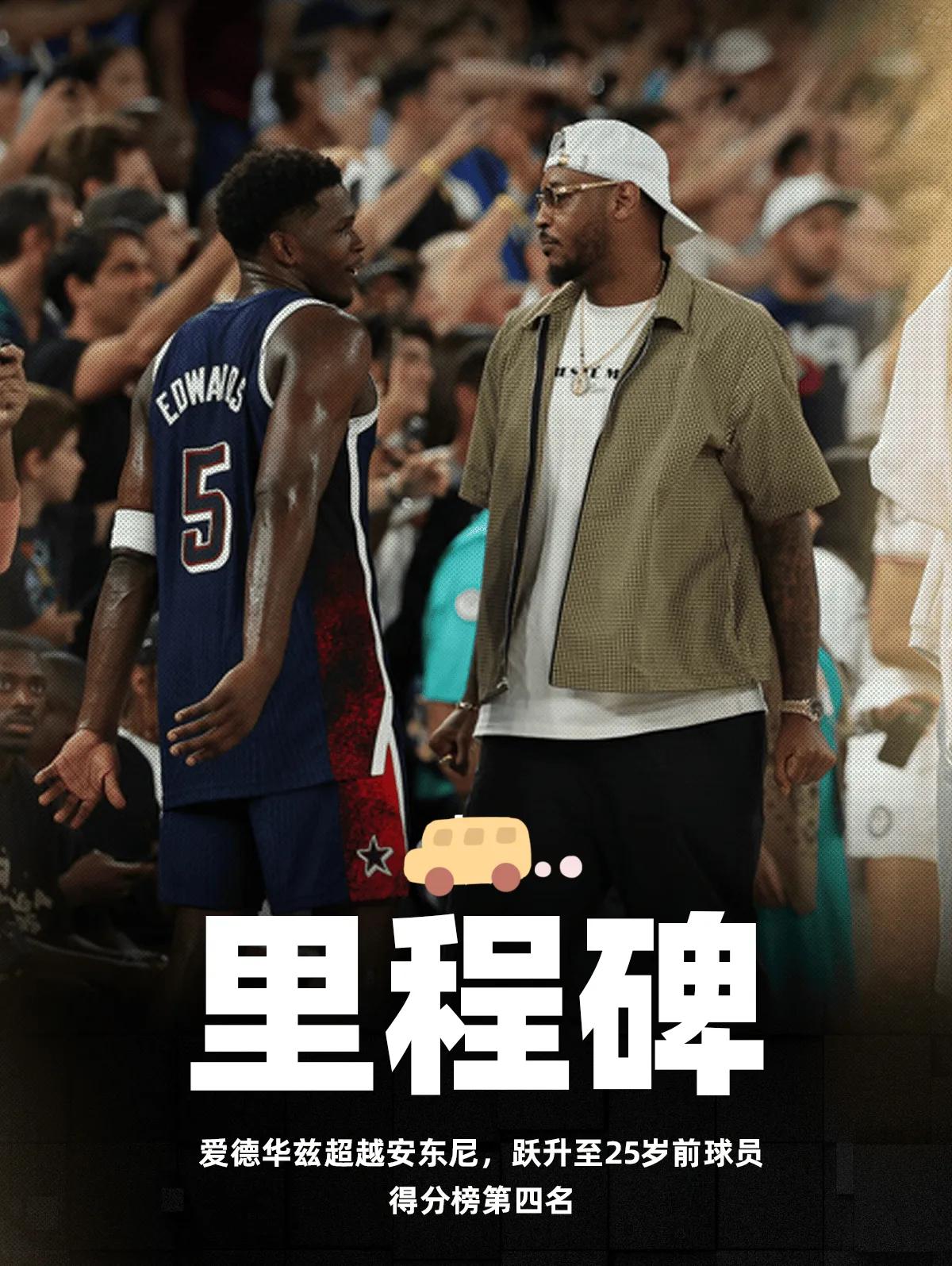 超越安东尼来到第四名，华子牛！25岁前球员得分榜：第一名：詹姆斯13927分