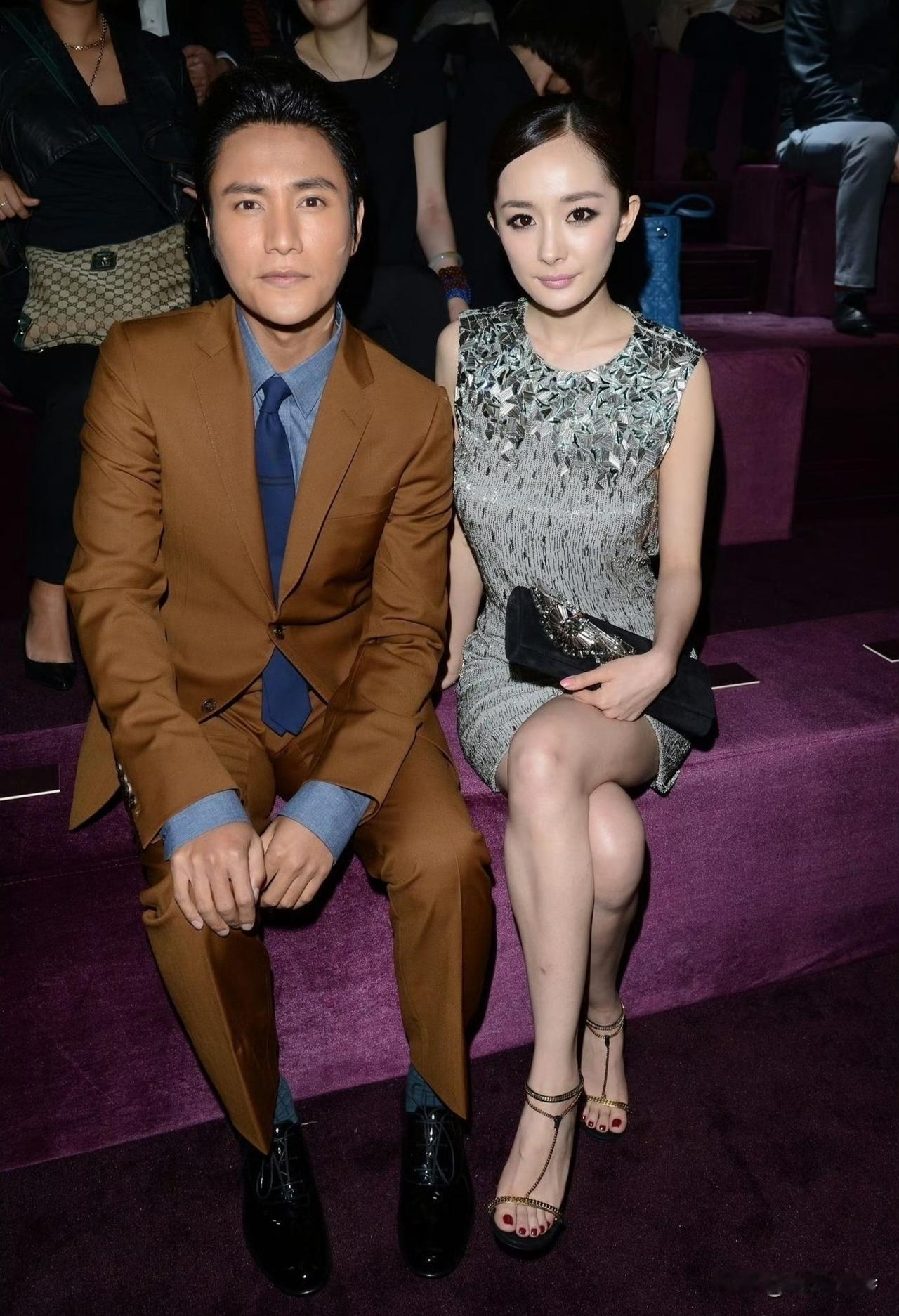 陈坤和杨幂早期合照，感觉他们应该是内娱男女演员颜值的天花板级别！真的是郎才女貌！