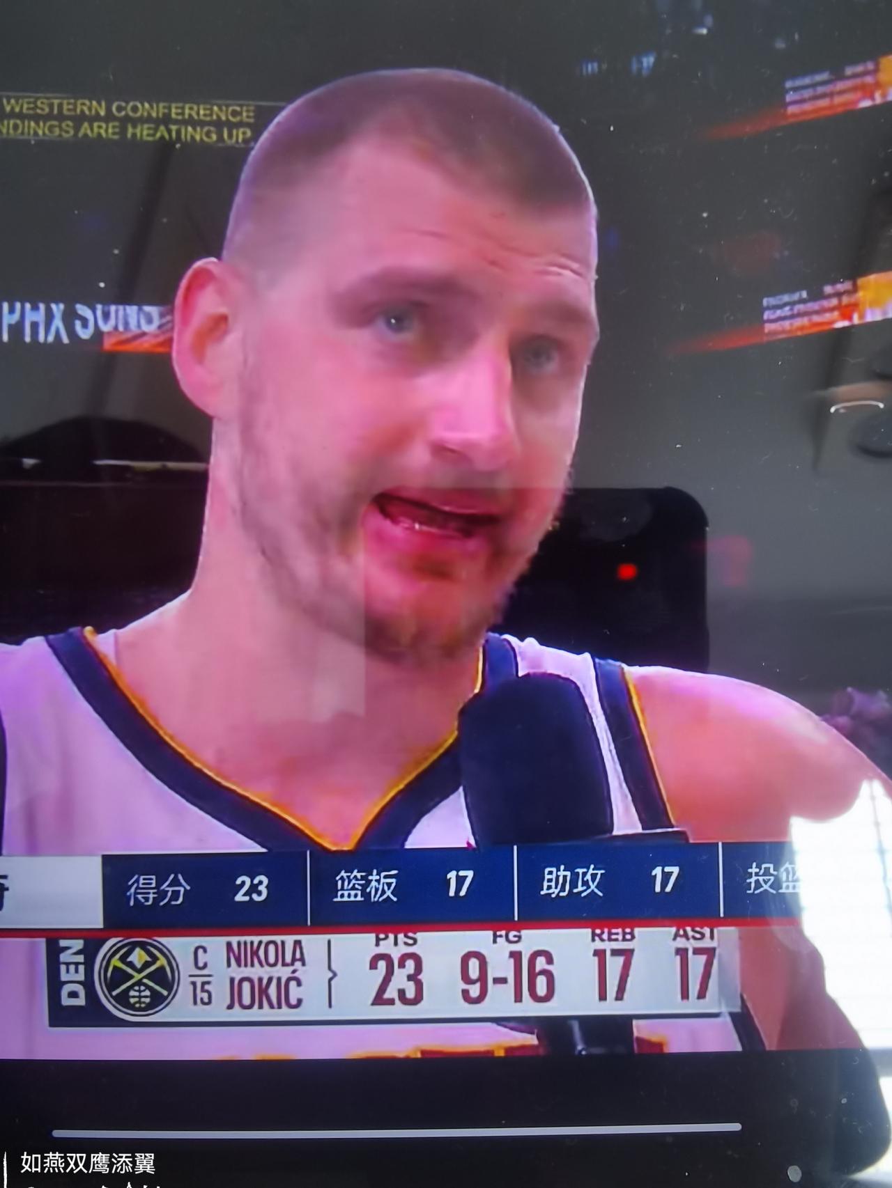 掘金有点不厚道掘金客场125-123，险胜太阳。约老师23分