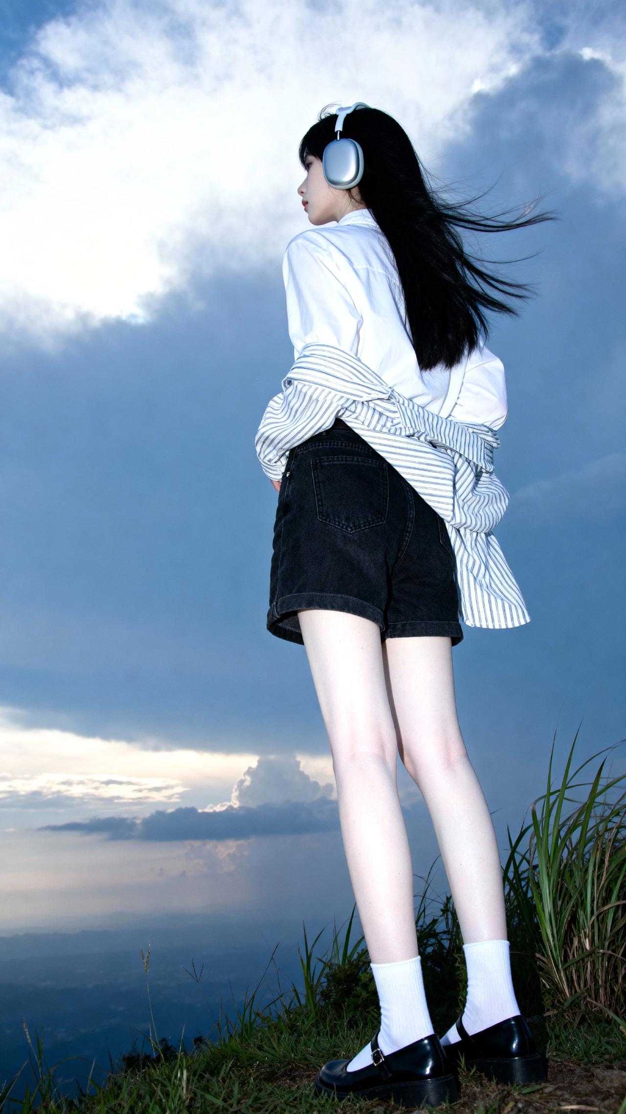 云海治愈系风景氛围感拍照拍照姿势秦青寒