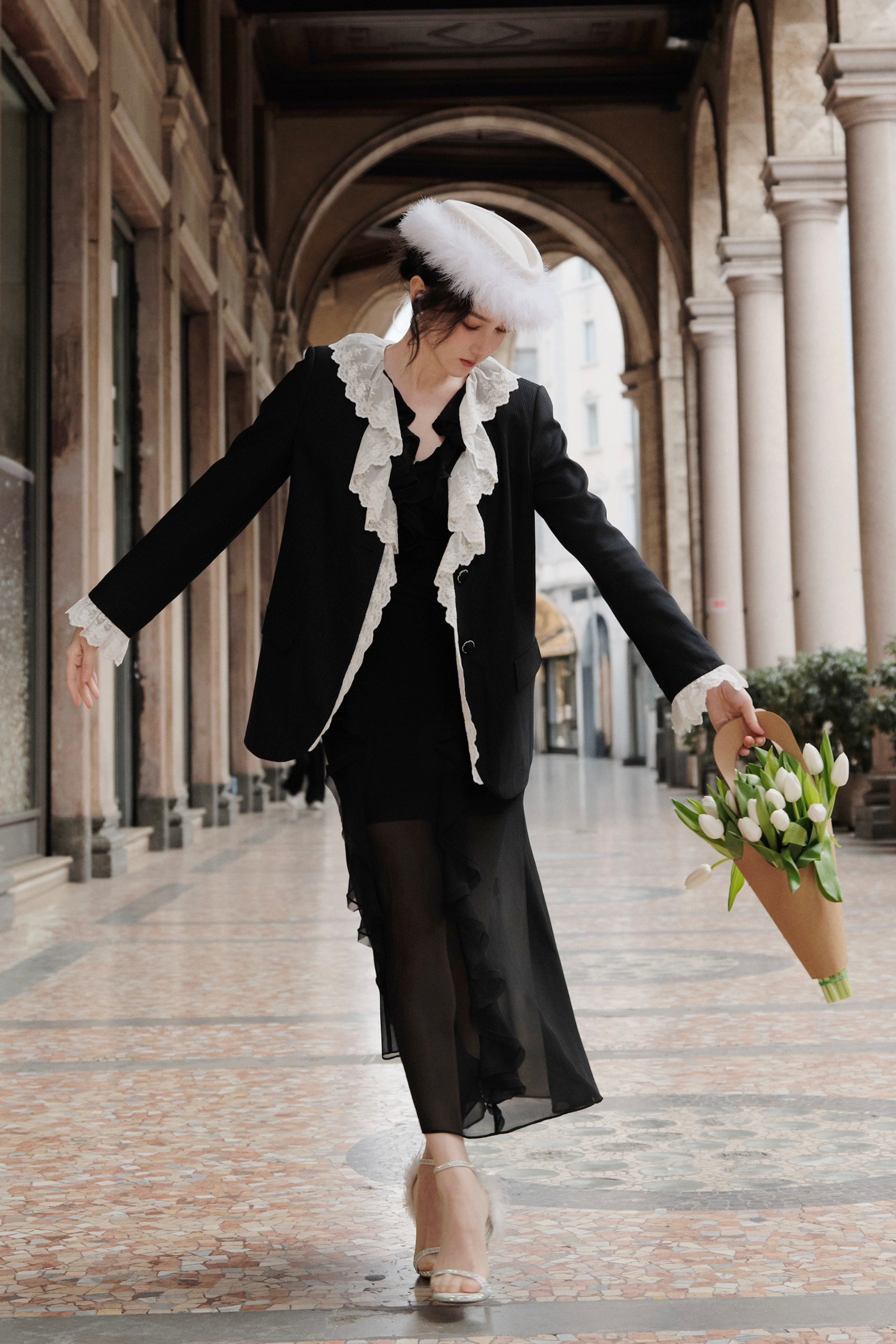 陈小纭米兰时装周首秀陈小纭米兰时装周出图