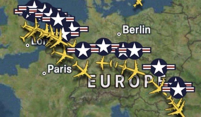 大量加油机、侦察机、预警机、战斗机和其他空军资产正飞往中东。伊朗很快将面临一