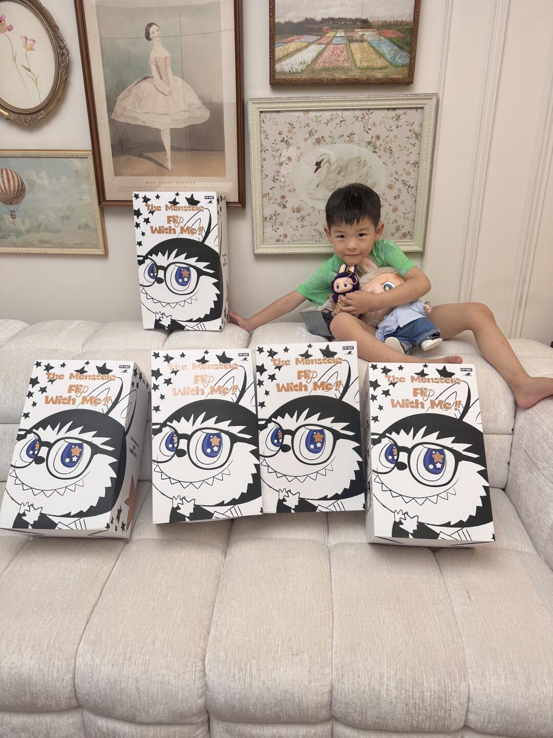 全家最松弛的幼儿园小崽子，爱上labubu后