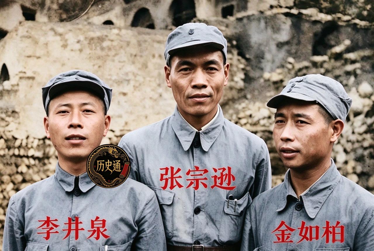 一九四零年八月，晋西北静乐县的硝烟里，一张合影悄悄定格了三个人的身影。左一是政委