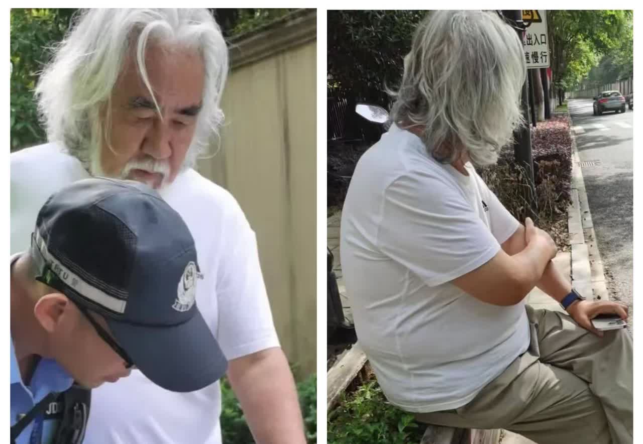张纪中真是个谜越来越看不懂他的操作了你说他有钱吧，他又不请个司机送孩子，