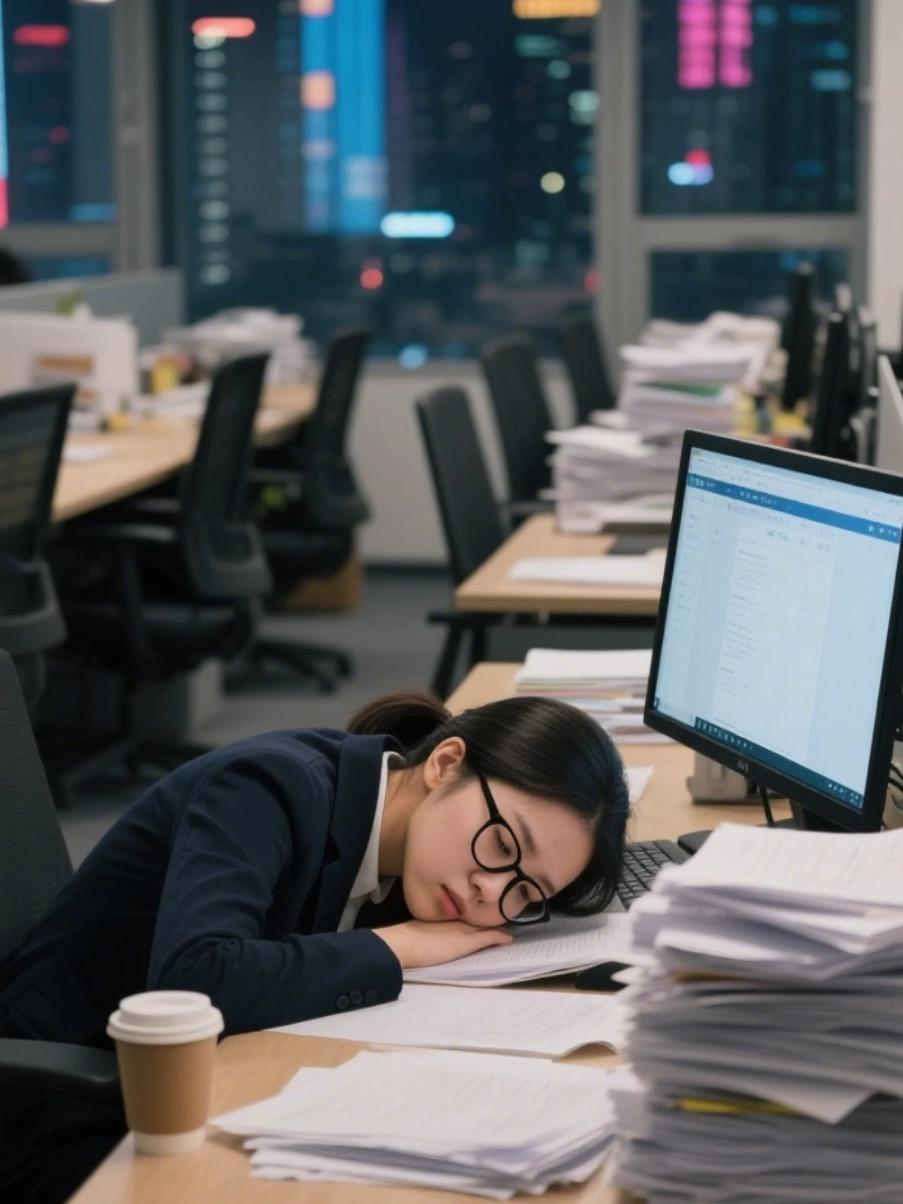 天天加班到凌晨，工资条打开那刻我笑了，笑自己真傻你是不是也这样？闹钟按掉