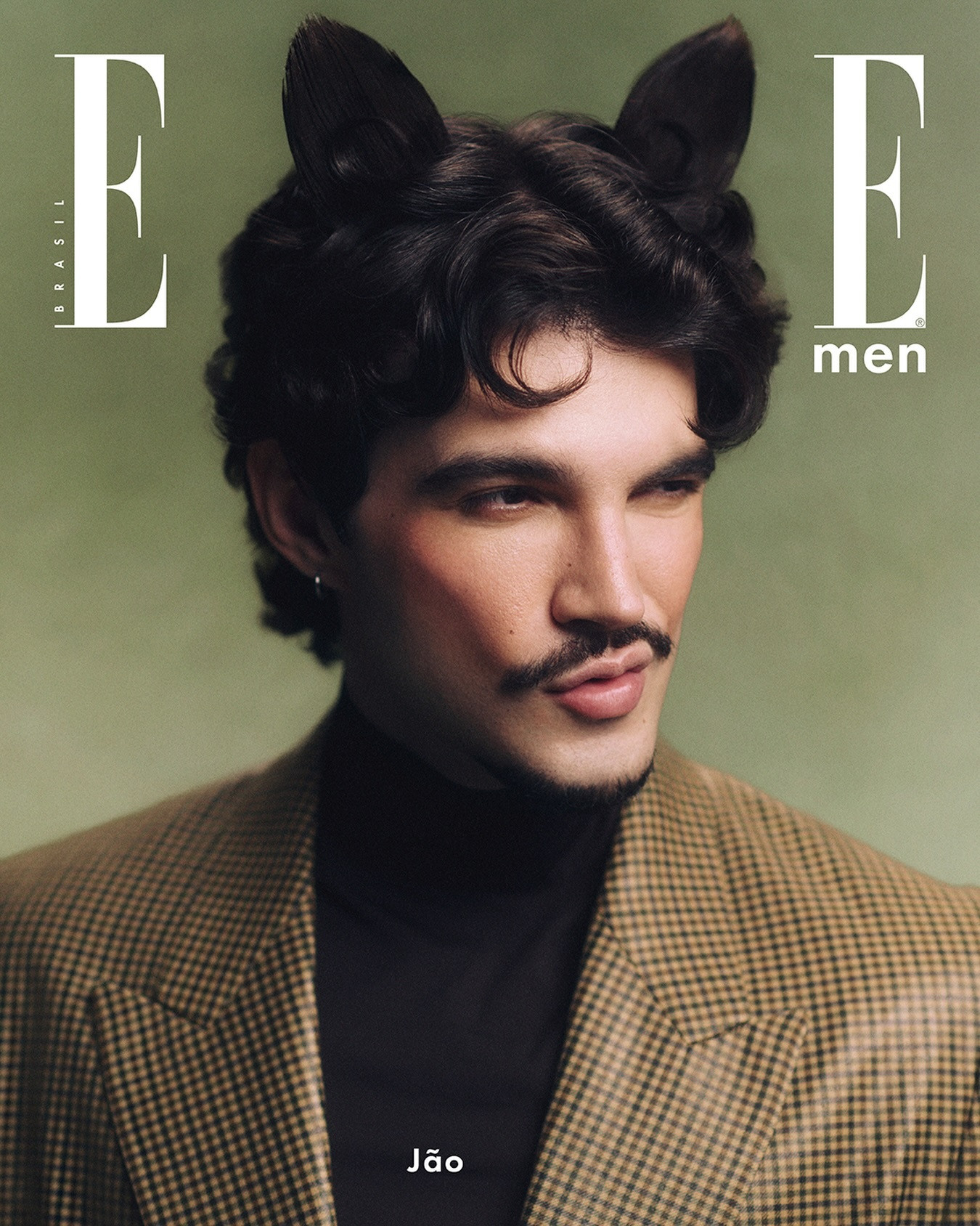 巴西歌手Jão化身小猫咪登上巴西版『ELLEMen』新一期封面:📸摄影师: