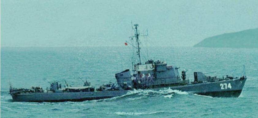 1964年，海军出动猎潜艇歼敌，不料美军航母突然靠近，艇长得知后，大惊失色：“完