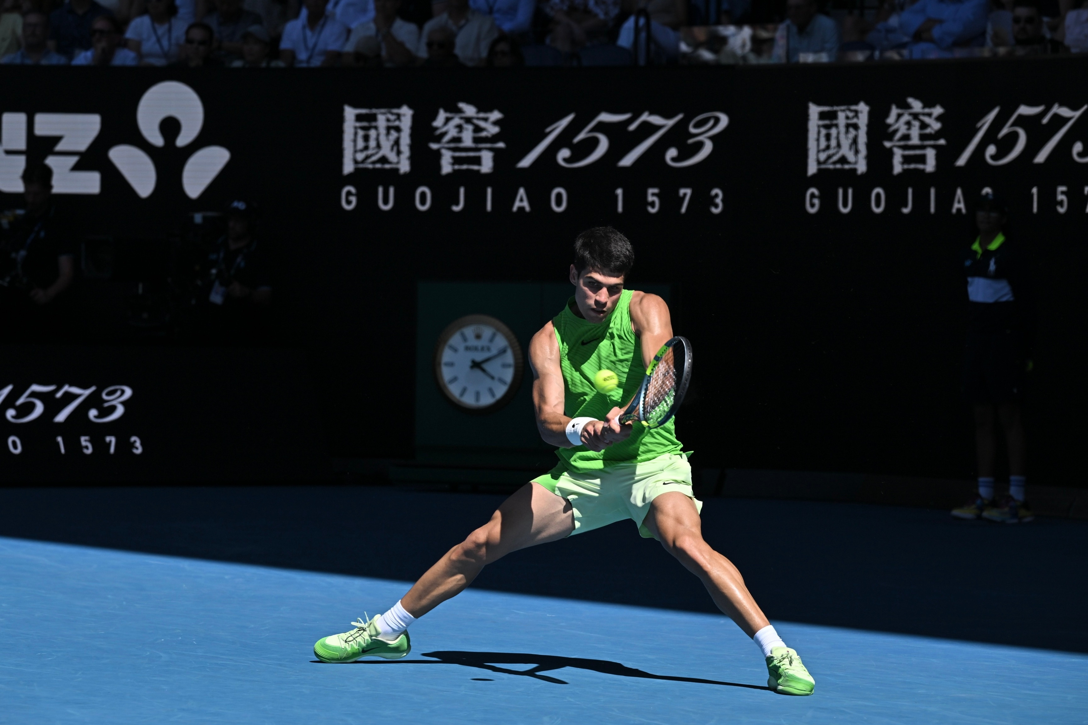 阿尔卡拉斯首进澳网男单决赛阿尔卡拉斯连续四个大满贯进决赛2026澳网男单半决