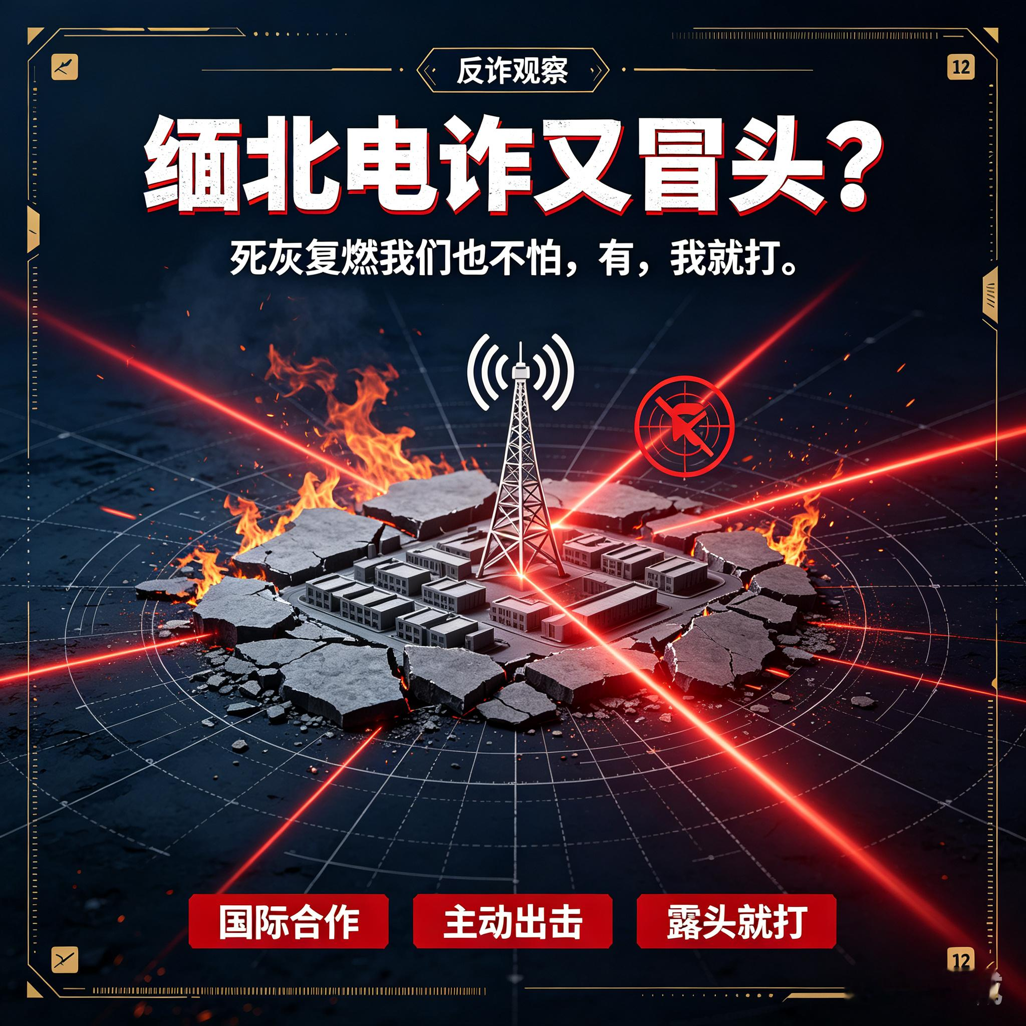 缅北电诈真的“复活”了？警方只回6个字，对面彻底慌了很多人以为缅北诈骗园早被一锅端了，结果央视刚播的