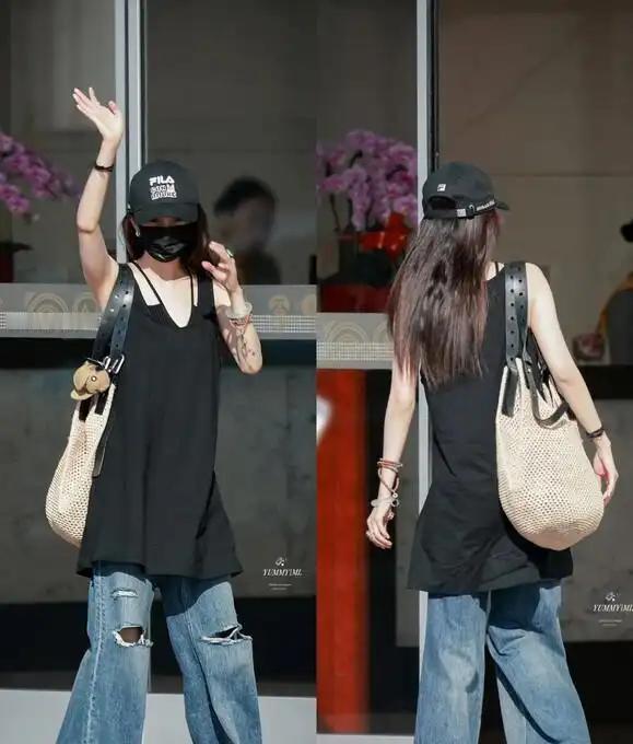 35岁后别再T恤配牛仔裤了，学学杨幂这3招，减龄又高级