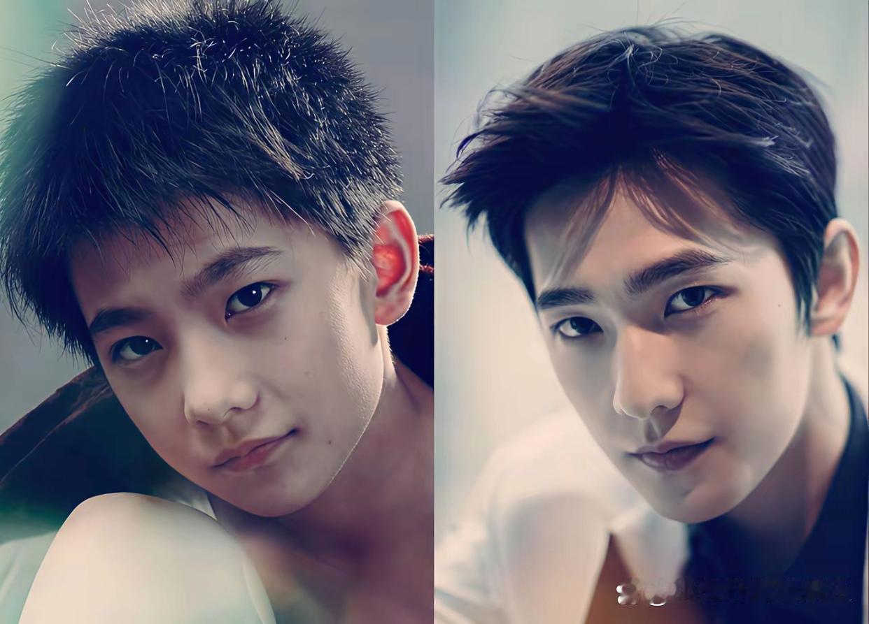 杨洋真是从小帅到大，五官比例完美，颜值从未掉线！