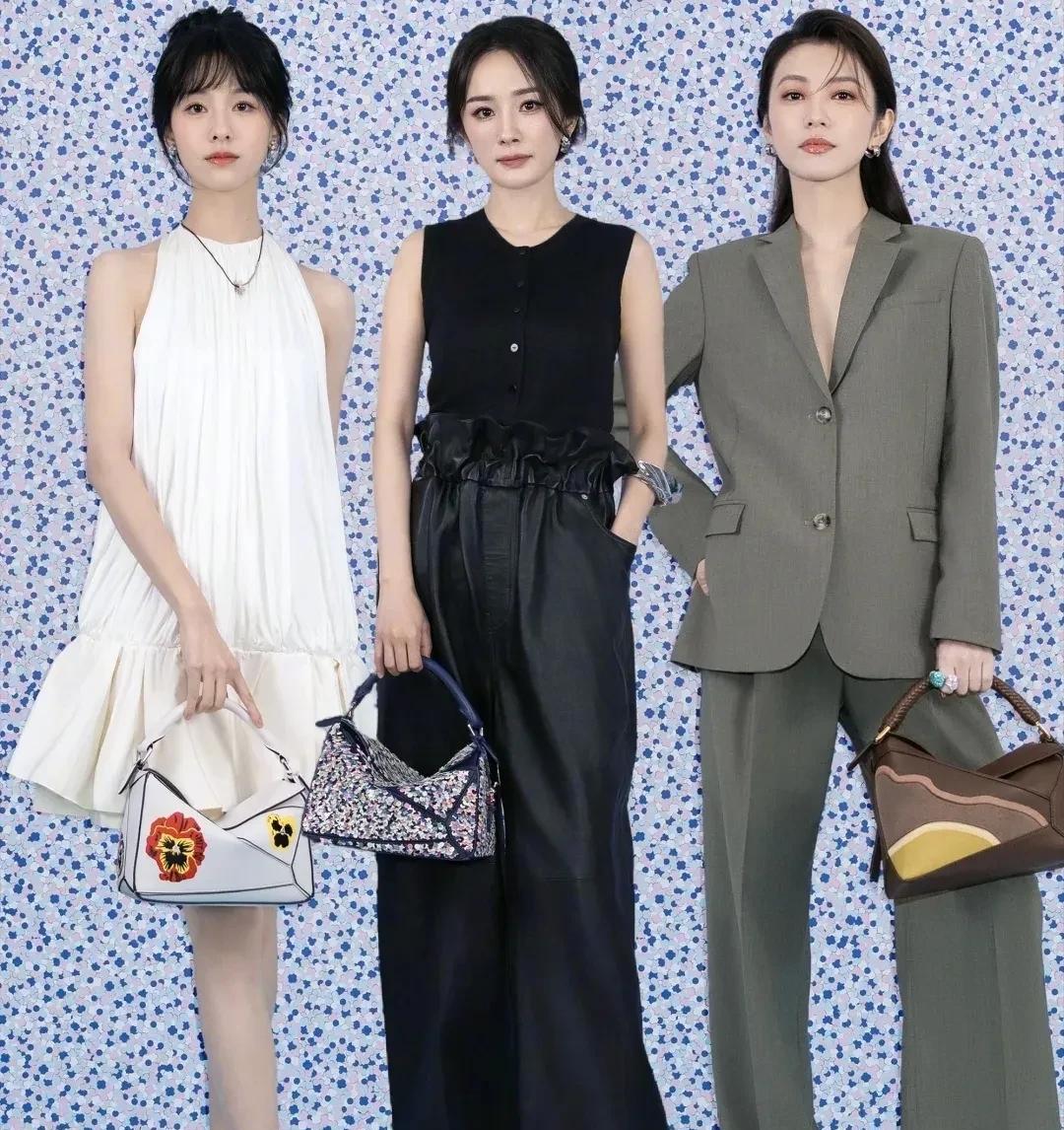 李云霄、杨幂、陈都灵同框的画面真是美翻了第一眼看上去李云霄的美直击人心不