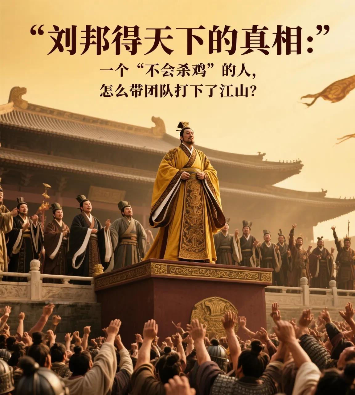 刘邦得天下的真相：一个“不会杀鸡”的人，怎么带团队打下了江山？在霸王项羽的军帐