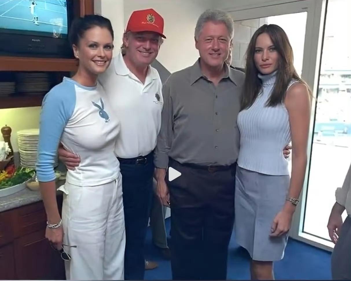 20多年前地产商大亨、总统还得是西方人玩得开！